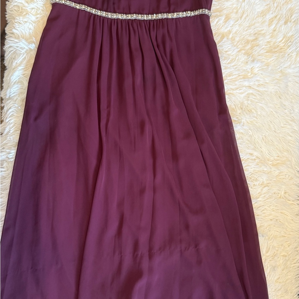 Elegant Burgundy dress, prom, wedding dress